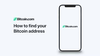 Bitcoin.com Wallet: How to find your Bitcoin address