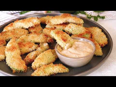Baked Avocado Fries With Chipotle Dipping Sauce