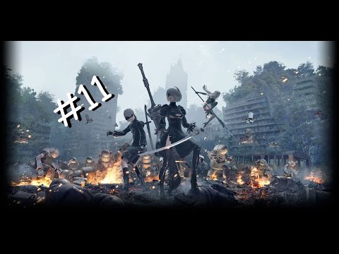 PS4 PRO - Nier: Automata - Walkthrough 100% - Part 11 - Timbro al luna park!