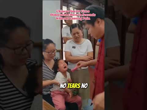 Chinese Doctor Fixes Arm with 3 Seconds! #doctor #health #fix