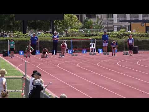 Ht2. 100m 11yrs Girls, North Queensland Track & Field Championships, Townsville 22/09/2018