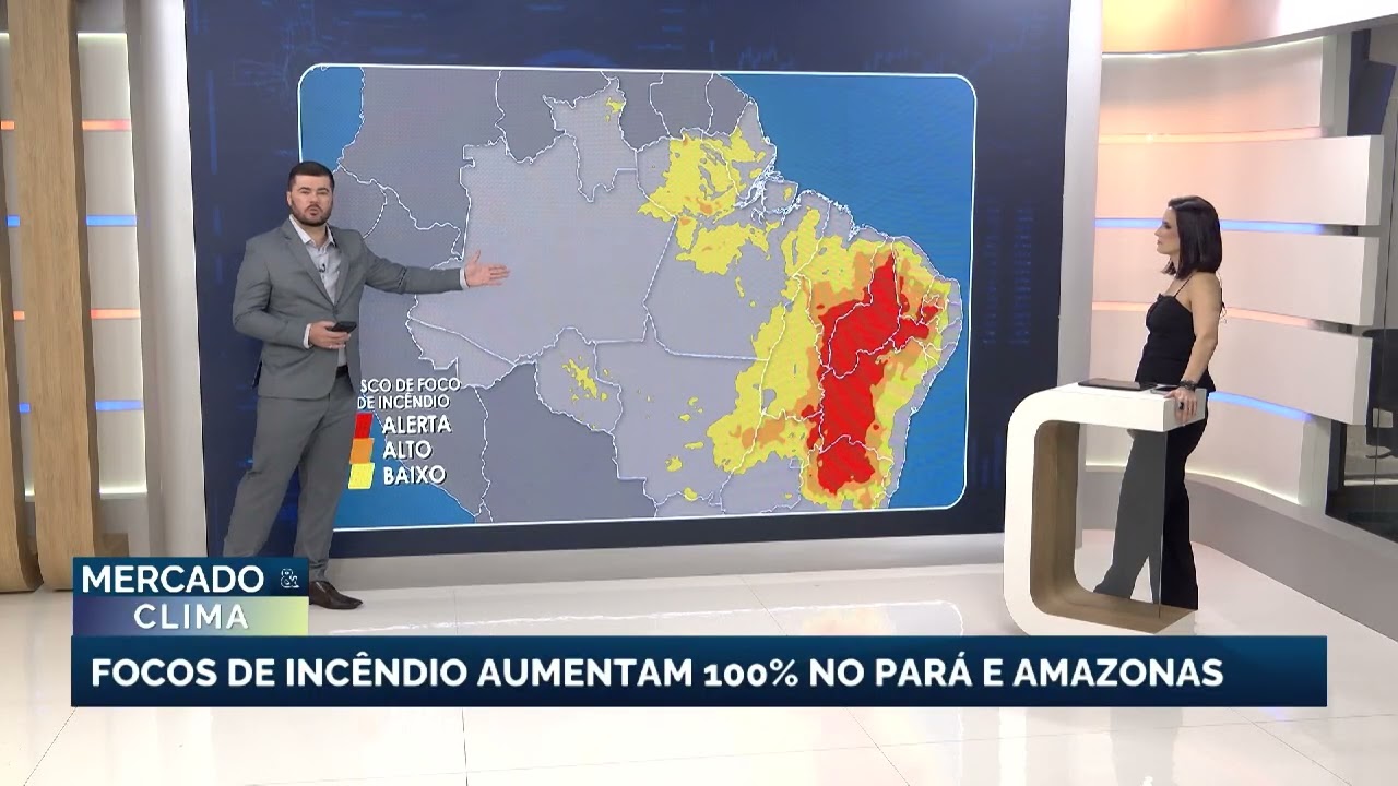 El Niño aumenta focos de incêndio em mais de 100% no norte do Brasil