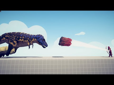 TYRANNOSAURUS REX Vs EVERY GOD | TABS Totally Accurate Battle Simulator