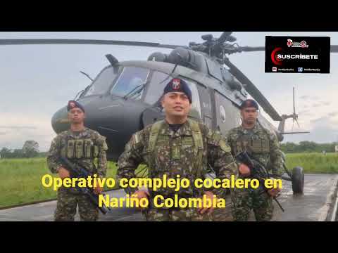 Complejo cocalero en Nariño Colombia 