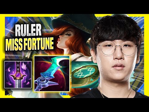 RULER PLAYS MISS FORTUNE WITH NEW ITEMS! - GEN Ruler Plays Miss Fortune ADC vs Aphelios!