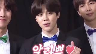 Jimin saying “I love you” for 17 seconds || Run BTS ep 50