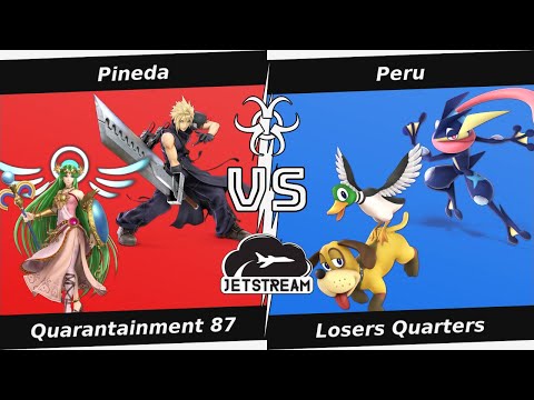 Quarantainment 87 Losers Quarters - Pineda (Palutena, Cloud) Vs Peru (Duck Hunt, Greninja) - SSBU