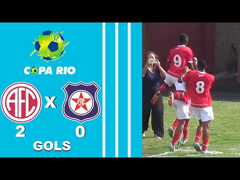 AMERICA 2X0 FRIBURGUENSE - 3ª FASE - JOGO DE IDA - COPA RIO 2023