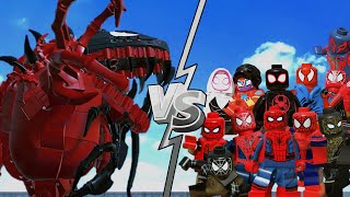 Maximum Carnage Vs Spider Society - Death Battle