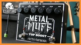 ギター electro-harmonix L MUFF TOP BOOST Electro-Harmonix Metal Muff with Top Boost Distortion Pedal