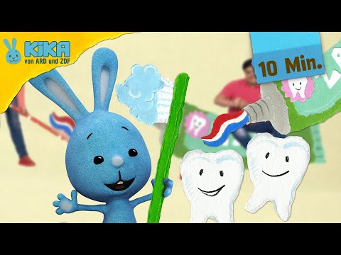 Kikaninchen Geschichten über das Zähneputzen | Ganze Folgen deutsch | 10 Minuten