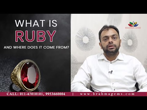 Know All Major Things About the Origin of Natural Ruby Stone | Brahma Gems