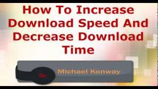 preview picture of video 'How To Increase Download Speed & Decrease Download Time | IDM |'