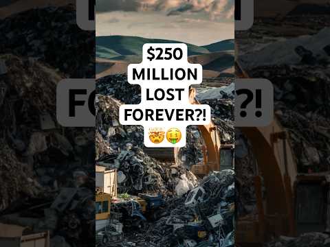 $250 Million Bitcoin Hard Drive Lost Forever?! 💸 #LostBitcoin #CryptoStories #BitcoinMistake