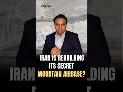 Iran Is Rebuilding Its Secret Mountain Airbase? #iran #iranisraelwar #iranwar #trump #missileattack