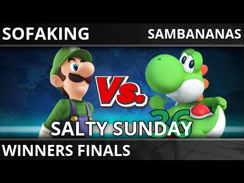 Salty Sunday @ eBash 36 (WiiU) - NGN | SamBananas VS Sofaking - Winners Finals
