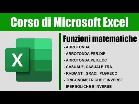 Microsoft Excel – Lezione 11: le funzioni matematiche più utili (2 di 2)
