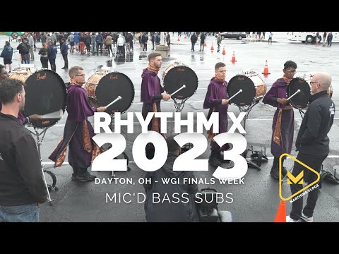 Mic'd Bass Subs  - Rhythm X 2023 - WGI FINALS WEEK