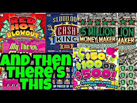 I Spent $165 On Pa Lottery Scratch Off Tickets And Did Well! $50 Money Maker, Cash King And More!