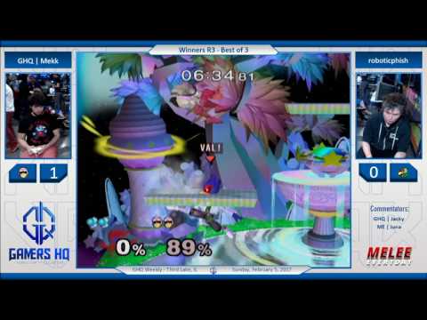 GHQ Weekly [2/5/17] - Mekk (C. Falcon) vs. roboticphish (Falco) - SSBM - Winners R3