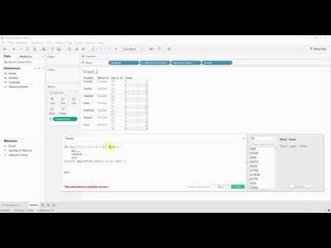 Using Nested If Statements - Tableau in Two Minutes