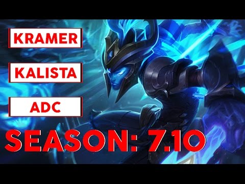 Afreeca Freecs Kramer Play Kalista ADC Challenger Korean Pro Replay