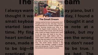 The Small Dream #improveenglish #redditstories #englishstory #positivethinking #small #dreams