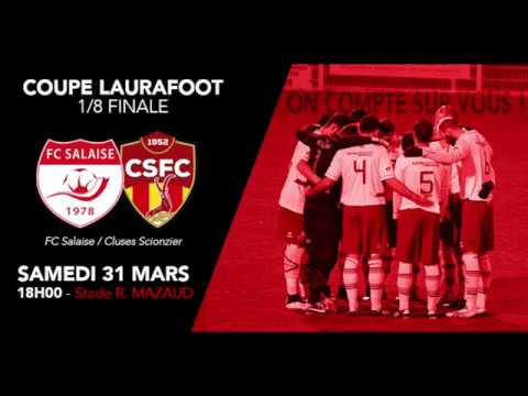 1/8 finale Coupe LAURAFOOT - FC Salaise reçoit Cluses Scionzier