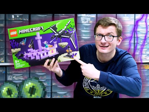 SMOK i STATEK KRESU 🍇 LEGO MINECRAFT 21264 / RECENZJA