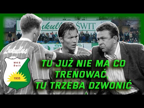 There is no point in training here, you have to call - Świt Nowy Dwór Mazowiecki (2003-2004)