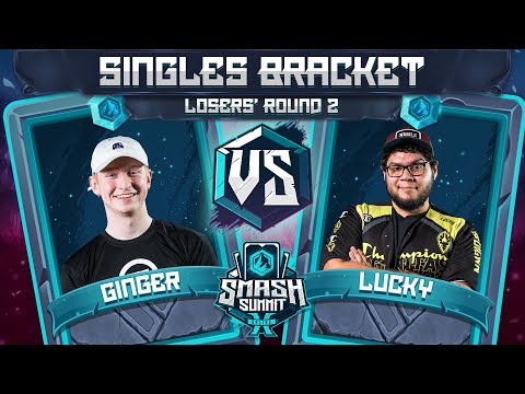 Ginger vs Lucky - Singles Bracket: Losers' Round 2 - Smash Summit 10 | Falco vs Fox
