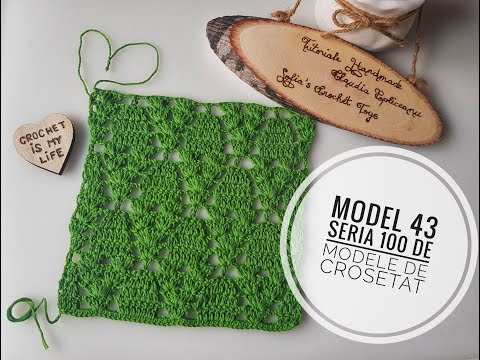 Model crosetat 43 - seria "100 de modele de crosetat"