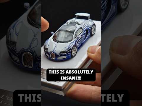 Most expensive 1:64 scaled model?! 😨 Bugatti Veyron L'or Blanc | #bugatti  #Shorts #Diecast
