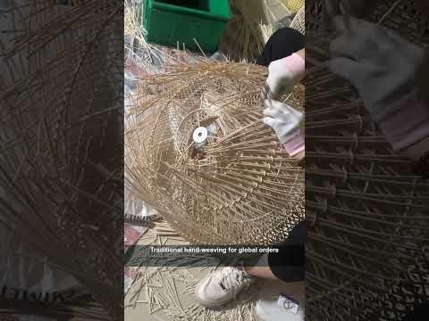 Bamboo Lighting Crafted at Scale