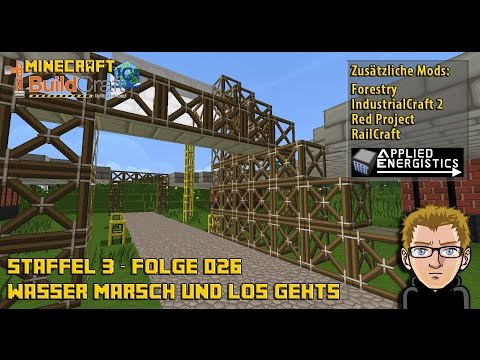 Let´s Play Buildcraft [HD+] S03E026 - Wasser marsch und los gehts