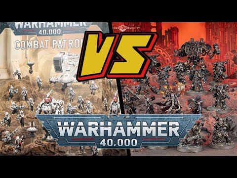 Warhammer 40k BatRep - Combat Patrol: Tau vs Chaos Space Marines | Spielebude