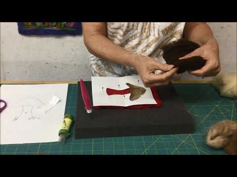 Wool Needle Felting Techniques- Mushroom Tutorial