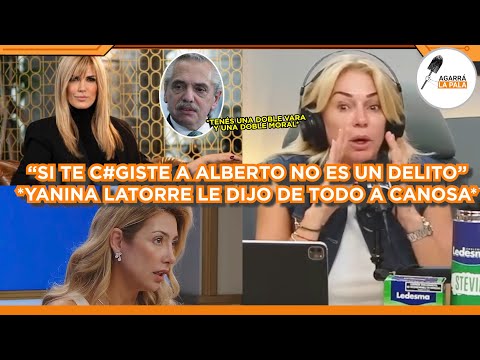 YANINA LATORRE CROSSED VIVIANA CANOSA AND GAVE HER THE BLOW OF THE YEAR: "SHE HAS A DOUBLE STANDA...