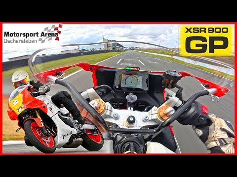Yamaha XSR900GP Onboard at Motorsport Arena Oschersleben