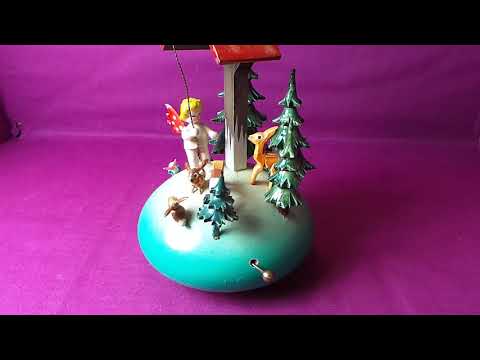 Steinbach uralte Spieluhr Nr.150 - seltenes Sammlerstück aus dem Erzgebirge