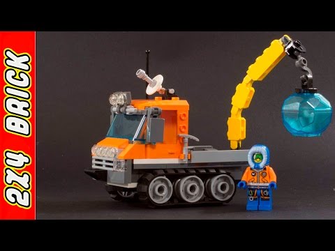 Vidéo LEGO City 60033 : Le véhicule à chenille arctique