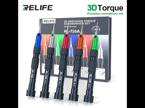 Bộ tô vít RELIFE RL-726A mũi 3D 5 cây