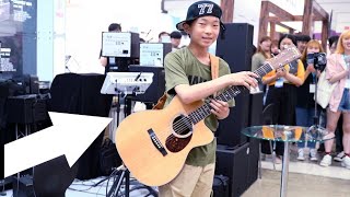 Video thumbnail of "A Teen Boy Playing Alan Walker 'The Spectre' So Beautifully - People Got Shocked (Sean Song Cover)"