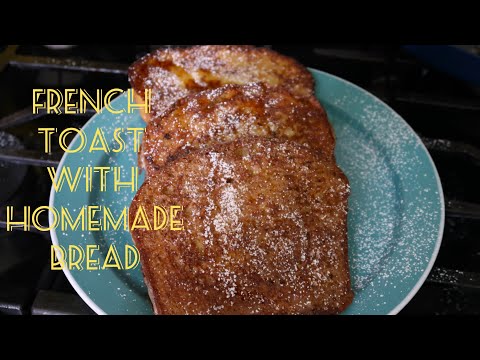 Coconut Flavoured French Toast with My Homemade Bread