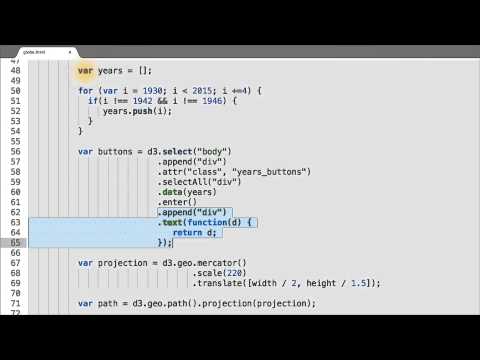 Adding Interactivity - Data Visualization and D3.js