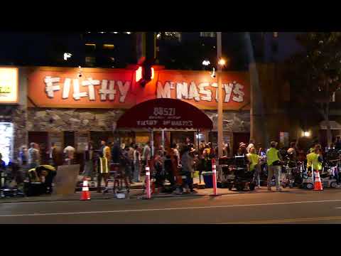 Filthy McNasty's The Viper Room Club Sunset Strip Daisy Jones & the Six November 2021 Filming