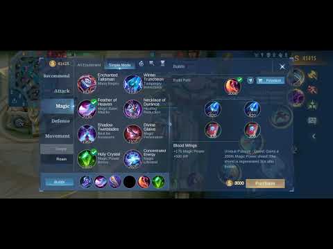 Zilong mage build attack speed