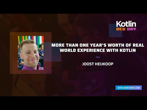 Joost Heijkoop @ Kotlin Dev Day Amsterdam 2021 - YouTube