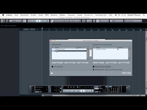 20.4 Cubase - Umgang mit Fenstern
