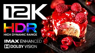 12K HDR 60FPS | Most Delicious Desserts | Ultimate OLED TV | Dolby Atmos • IMAX Enhanced